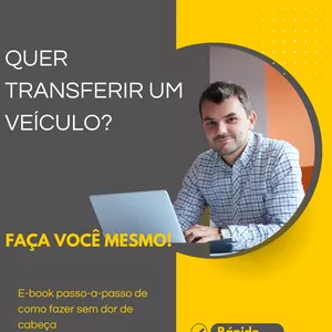 Imagem de capa para o Ebook Tutorial passo a passo TRANSFERENCIA DE VEICULO sem necessidade de despachante