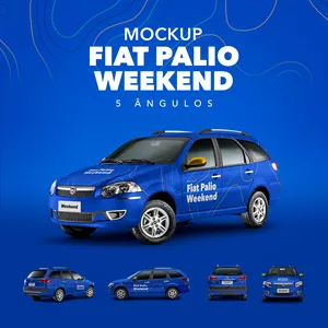 Imagem de capa para o Curso online MOCKUP FIAT PALIO WEEKEND 2012 - 5 ÂNGULOS