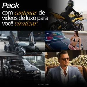 Imagem de capa para o Ebook Coleção Exclusiva: Centenas de Vídeos de Lifestyle Milionário e Carros Luxuosos