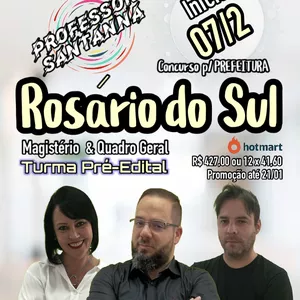 Imagem principal do produto Rosário do Sul/Pré-Edital