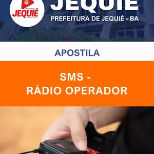 Imagem de capa para o Ebook Apostila Concurso Jequié-BA 2023 | Rádio Operador - SMS 