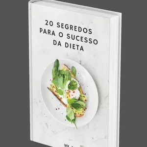 Imagem de capa para o Ebook 20 segredos para o  sucesso da dieta 