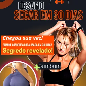 Imagem de capa para o Ebook Desafio secar em 30 dias