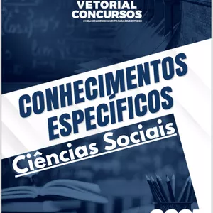Imagem de capa para o Ebook  Apostilas de Conhecimentos Específicos para Prefeitura de Quixeramobim / Cargo: Ciências Sociais