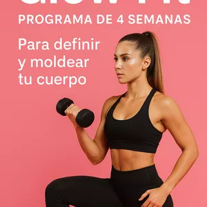 Imagen de portada para Ebook Glow Fit - Programa de Entrenamiento femenino de 4 semanas