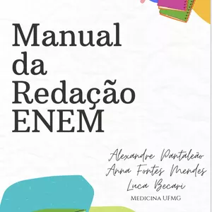 Imagem de capa para o Ebook Manual de Redação ENEM 2022