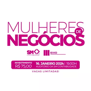 Imagem de capa para o Evento presencial MULHERES DE NEGÓCIOS