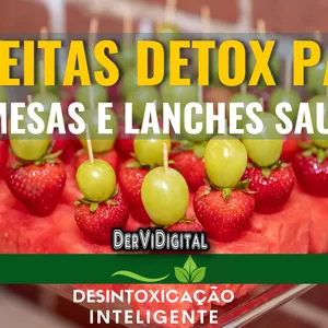 Imagem de capa para o Curso online Receitas Detox para Sobremesas e Lanches Saudáveis
