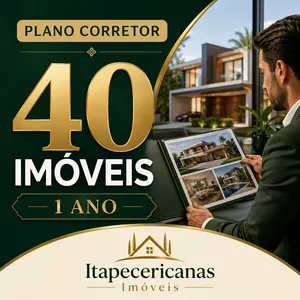 Imagem de Plano Corretor – 40 Imóveis – 1 Ano criado por ITAPECERICANAS IMÓVEIS na hotmart
