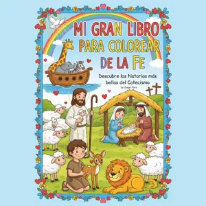 Imagen de portada para Ebook Ebook - Mi gran libro para colorear de la fe