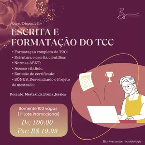 Imagem de capa para o Curso online ESCRITA E FORMATAÇÃO DO TCC