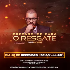 Imagem de capa para o Evento presencial Imersão o RESGATE