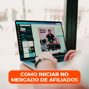 Imagem de capa para o Ebook Como Iniciar no Marketing de Afiliados!