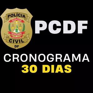 Imagem de capa para o Curso online CRONOGRAMA 30 DIAS PCDF