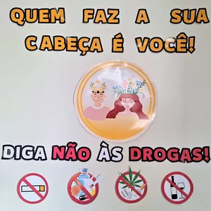 Imagem de capa para o Ebook Painel: Diga não às drogas!