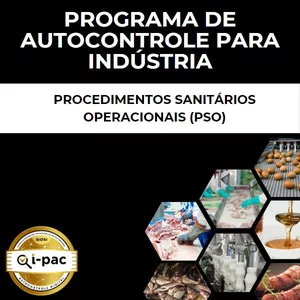 Imagem de capa para o Ebook Programa de Autocontrole (PAC) de Procedimentos Sanitários Operacionais (PSO) para indústria