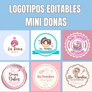 Imagen de portada para Ebook Logotipos para Mini Donas 