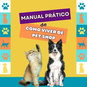 Imagem de capa para o Ebook Como Viver de PetShop