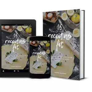 Imagem de capa para o Ebook 15 receitas simples fit