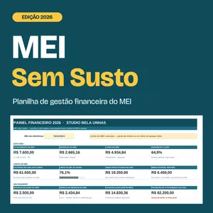 Imagem do curso MEI SEM SUSTO — PLANILHA DE GESTÃO FINANCEIRA DO MEI 2026