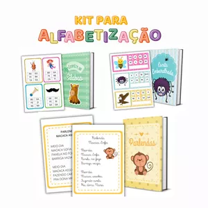 Imagem de capa para o Ebook KIT PARA ALFABETIZAÇÃO - 12 RECURSOS