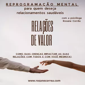 Imagem do curso RELAÇÕES DE VALOR: com REPROGRAMAÇÃO MENTAL