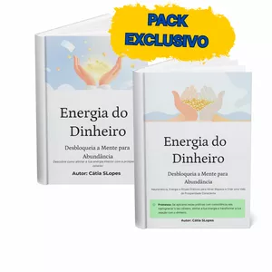 Imagem de capa para o Ebook Pack Energia do Dinheiro + Mente Milionária Energética