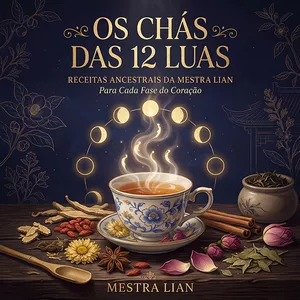 Imagem de capa para o Ebook Os Chás das 12 Luas — Receitas Ancestrais da Mestra Lian
