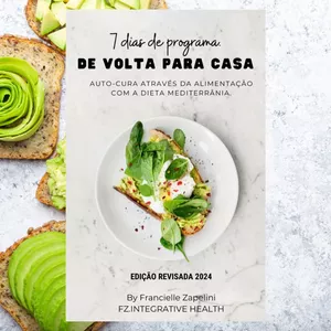 Imagem de capa para o Ebook 7 dias de programa auto-cura através da alimentação mediterrânea.