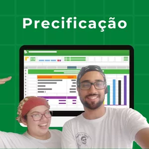 Imagem de capa para o Ebook Planilha de precificação para salgados, brigadeiros e mini churros