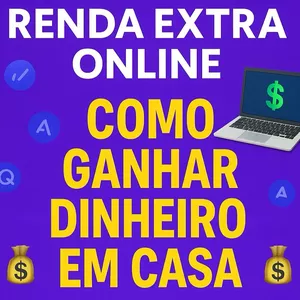 Imagem de capa para o Ebook Renda Extra Online Como Ganhar Dinheiro de Verdade em casa com TAREFAS REAIS 