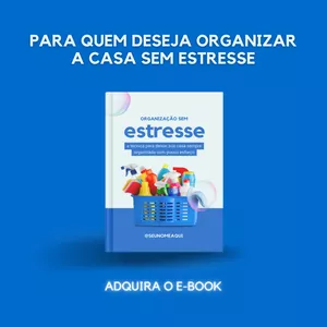 Imagem de capa para o Ebook Organização Sem Estresse