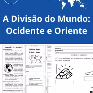Imagem de capa para o Ebook Divisão do Mundo: Ocidente e Oriente