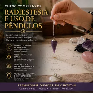 Imagem do curso CURSO DE RADIESTESIA E USO DE PÊNDULOS