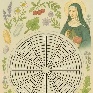 Imagem de capa para o Ebook Roda da Vida Hildegardiana