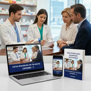 Imagem de capa para o Curso online Curso Atendente de Farmácia - CAFARMA 2.0