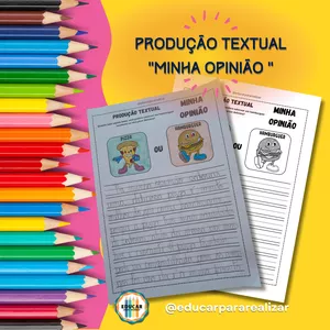 Imagem de capa para o Curso online Produção Textual - "Minha Opinião"