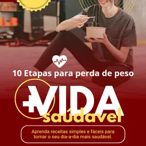 Imagem de capa para o Ebook 10 Etapas para perda de peso