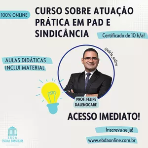 Imagem do curso Curso sobre atuação prática em PAD e Sindicância