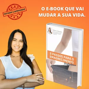 Imagem de capa para o Ebook 5 PASSOS para o emagrecimento definitivo 