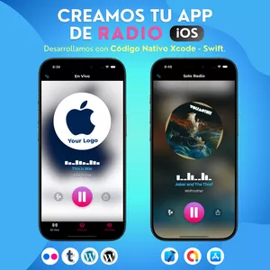 Imagen de portada para Curso online CREAMOS TU APP DE RADIO con iOS (Swift) - iPhone y iPad 2025