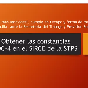 Imagen de portada para Curso online Como obtener las constancias DC-3 y DC-4 en el SIRCE de la STPS