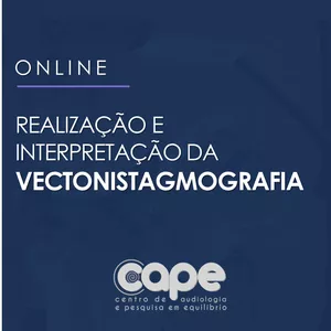 Imagem de capa para o Curso online Realização e Interpretação da Vectoeletronistagmografia - Prof. Guilherme Dias
