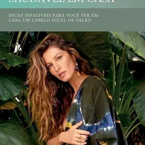 Imagem de capa para o Ebook GUIA DO CABELO SAUDÁVEL EM CASA