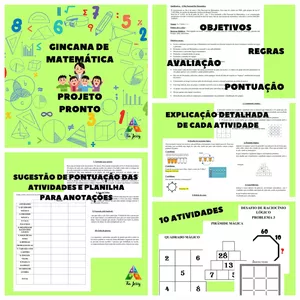Imagem de capa para o Ebook GINCANA DE MATEMÁTICA