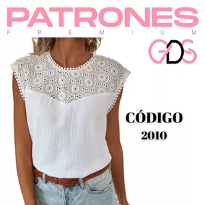 Imagen de portada para Ebook Blusa con Plantilla de encaje