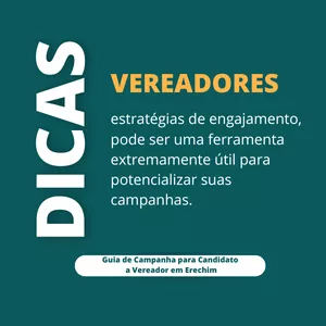 Imagem de capa para o Ebook Guia de Campanha para Candidatos a Vereador em Erechim