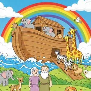 Imagen de portada para Ebook HISTORIAS BIBLICAS PARA COLOREAR