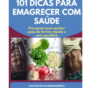 Imagem de capa para o Ebook 101 dicas para emagrecer com saúde