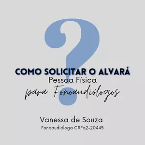 Imagem de capa para o Curso online Como solicitar o alvará- Pessoa Física para Fonoaudiólogos